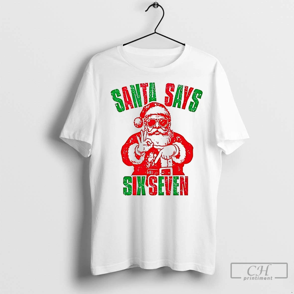 Classic Santa Six Seven Christmas T-Shirts, Hoodie, Sweatshirt | InkNestWear.com