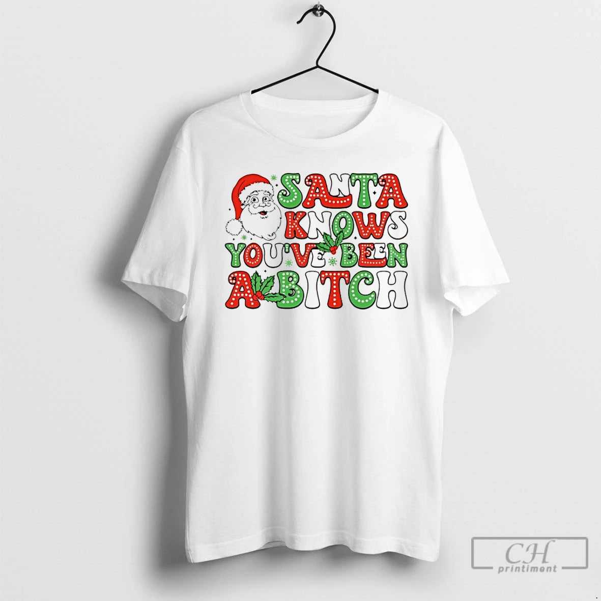 Classic Santa Know Youve Been A Bitch Christmas 2025 T-Shirts, Hoodie, Sweatshirt | InkNestWear.com