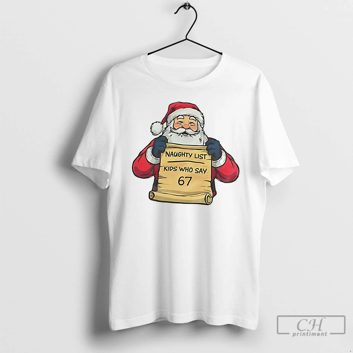 Classic Santa Naughty List Kids Who Say 67 Christmas T-Shirts, Hoodie, Sweatshirt | InkNestWear.com