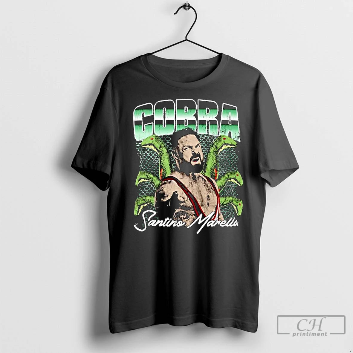 Classic Santino Marella Cobra Vintage Ornaments T-Shirts, Hoodie, Sweatshirt | InkNestWear.com