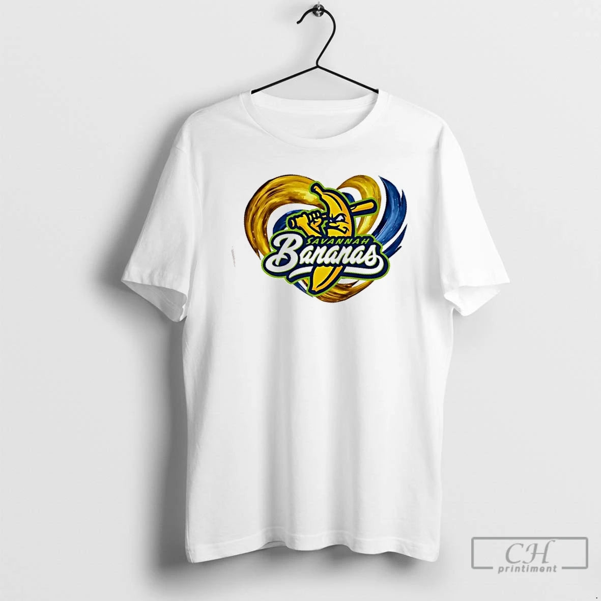Classic Savannah Bananas Baseball Heart Colors T Shirts Hoodie, Sweatshirt | InkNestWear.com