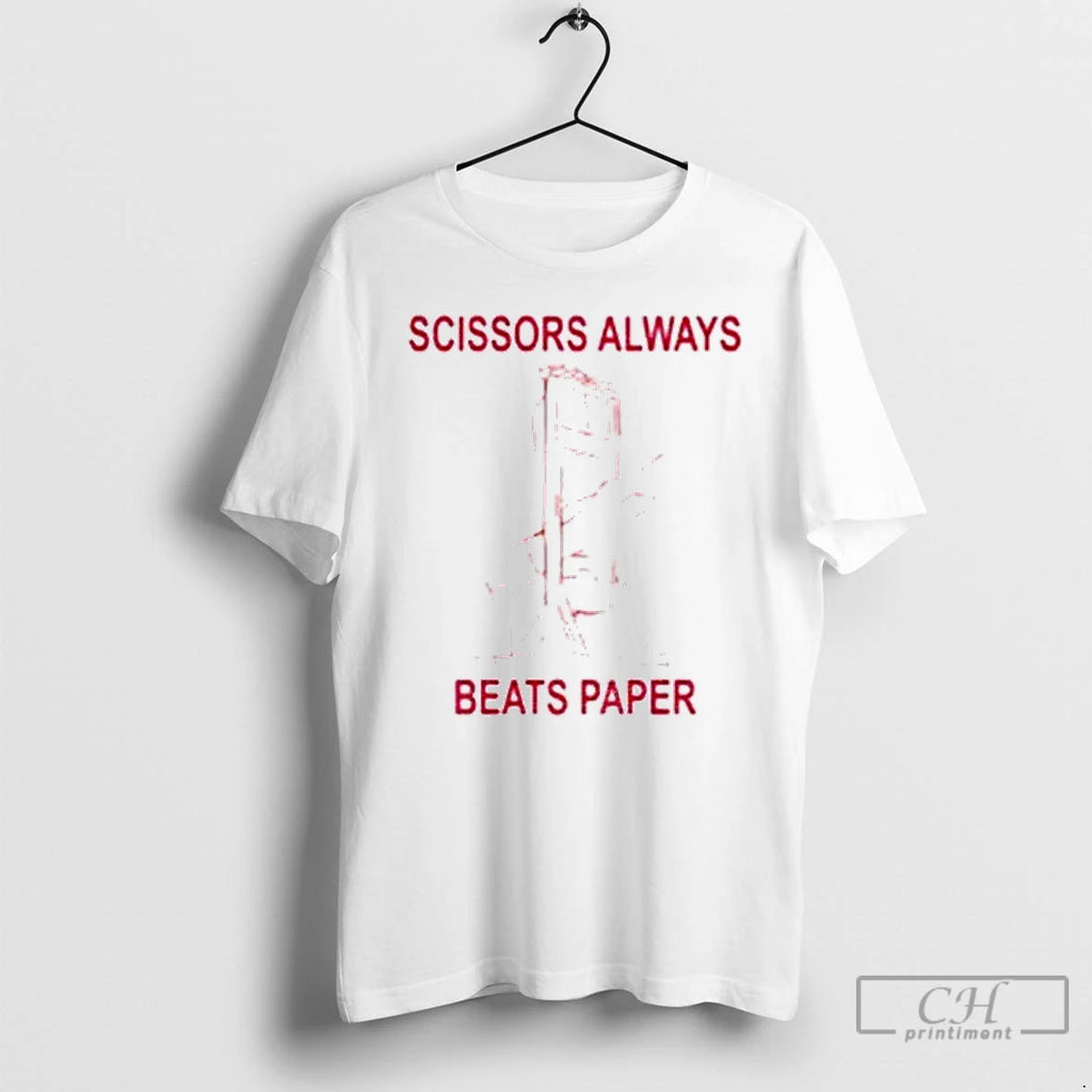 Classic Scissors Always Beats Paper T-Shirts, Hoodie, Sweatshirt | InkNestWear.com