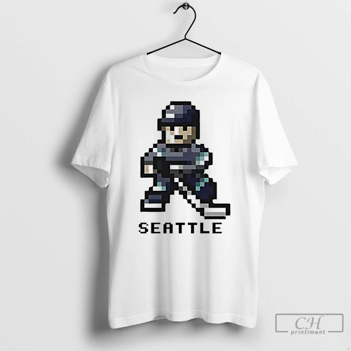 Classic Seattle Kraken Hockey 8 Bit Retro Baller T Shirts Hoodie, Sweatshirt | InkNestWear.com