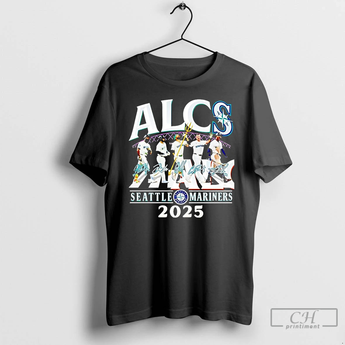 Classic Seattle Mariners 2025 Alcs Players Abbey Road T Shirts Hoodie, Sweatshirt | InkNestWear.com