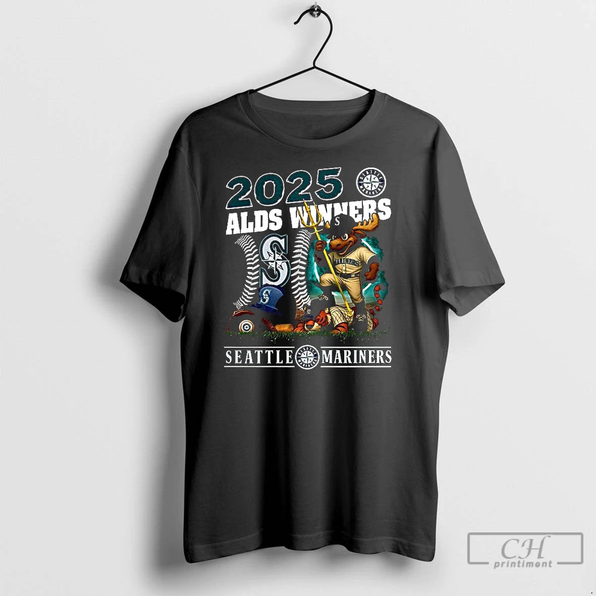 Classic Seattle Mariners Alds Winners 2025 Mascot T-Shirts, Hoodie, Sweatshirt | InkNestWear.com