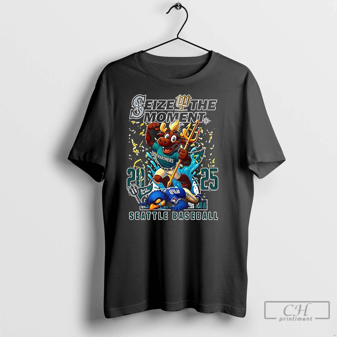 Classic Seattle Mariners Beat Toronto Blue Jays Seize The Moment 2025 T-Shirts, Hoodie, Sweatshirt | InkNestWear.com