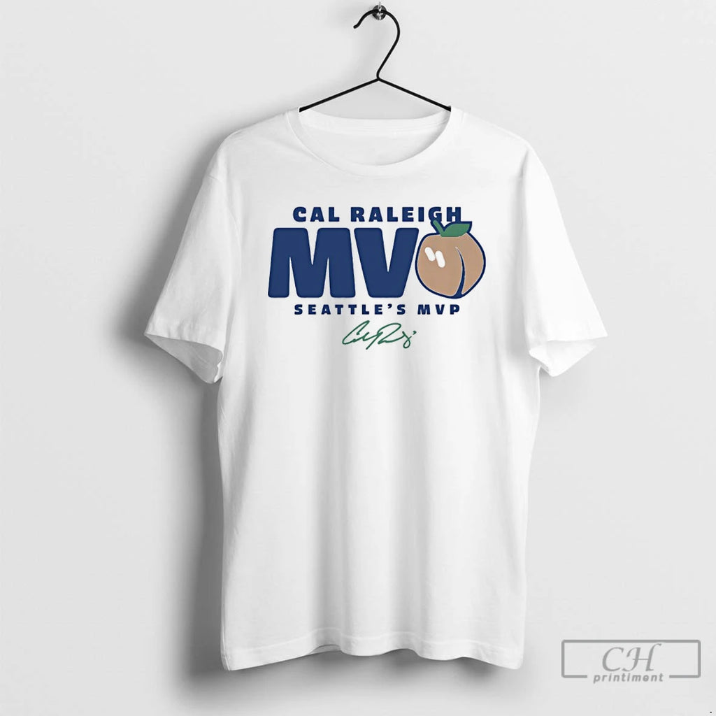 Classic Seattles Cal Raleigh Mvpeach Signature T-Shirts, Hoodie, Sweatshirt | InkNestWear.com