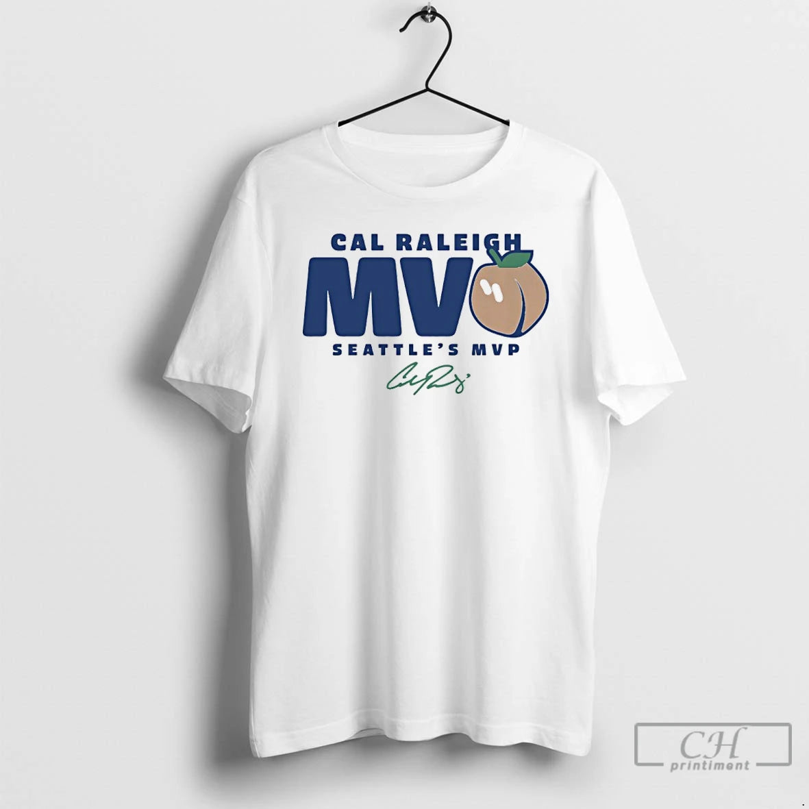 Classic Seattles Cal Raleigh Mvpeach Signature T-Shirts, Hoodie, Sweatshirt | InkNestWear.com