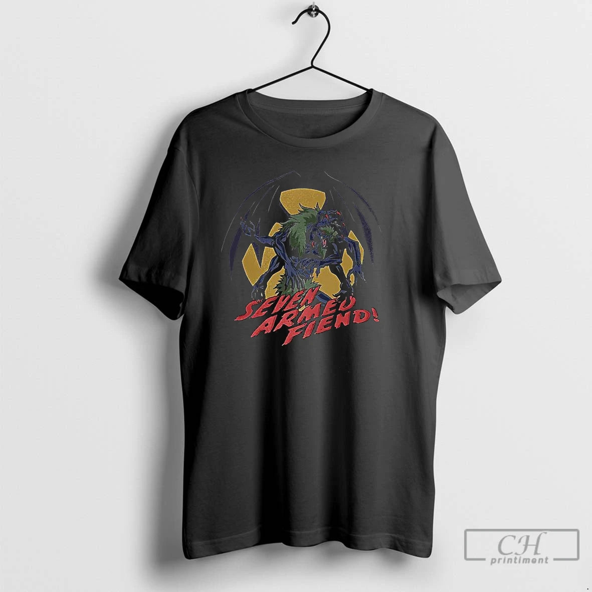 Classic Seven Armed Fiend Halloween T Shirts Hoodie, Sweatshirt | InkNestWear.com