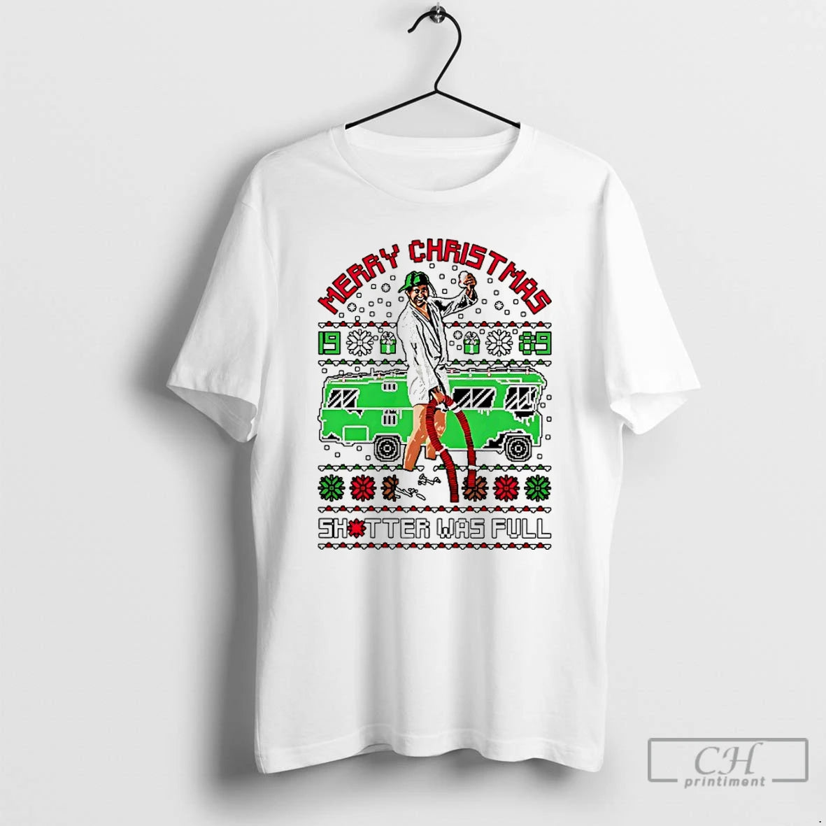 Classic Shitter Was Full Merry Christmas 2025 Ugly T-Shirts, Hoodie, Sweatshirt | InkNestWear.com