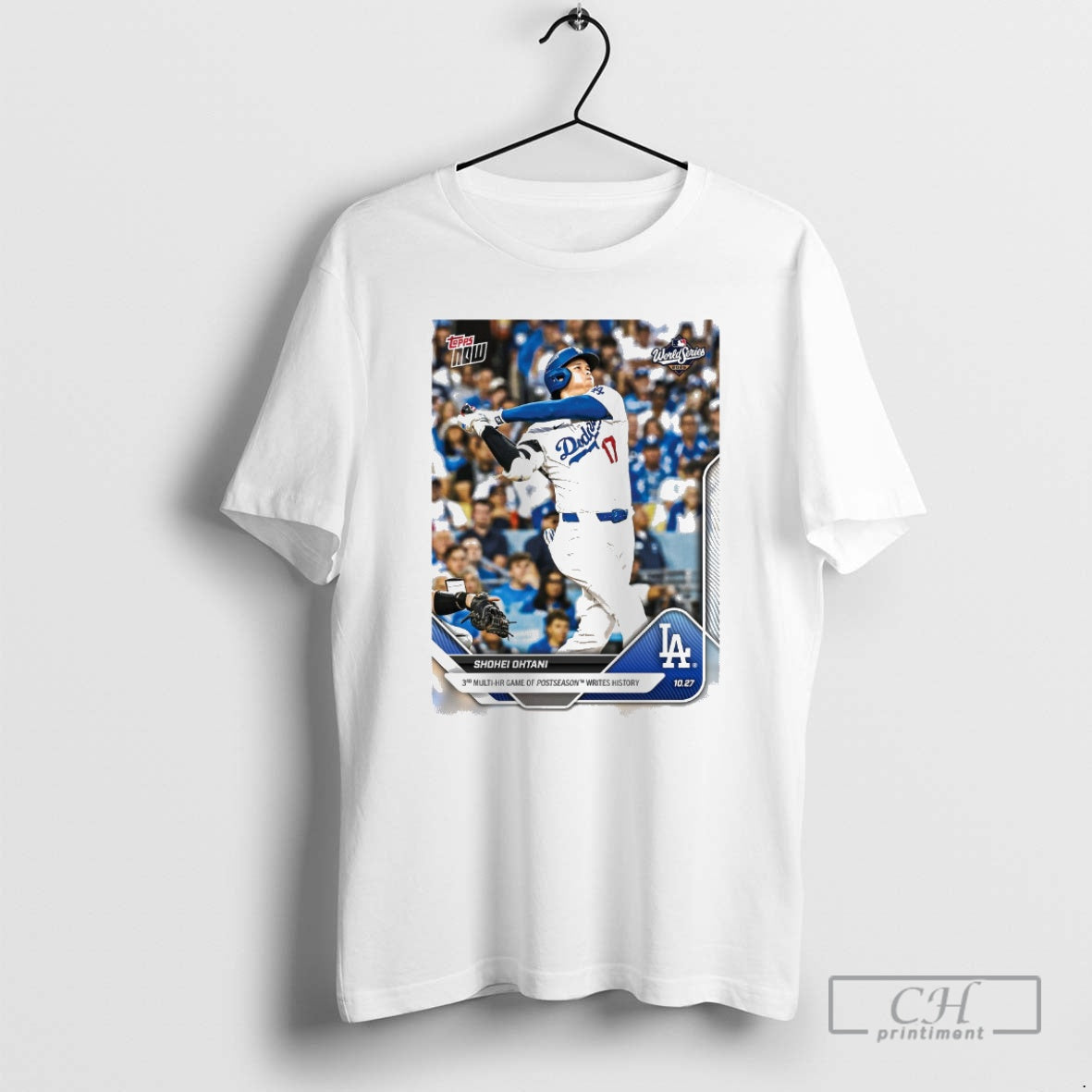 Classic Shohei Ohtani 2025 Mlb Topps Los Angeles Dodgers 3rd Multi Hr Game Of Postseason T-Shirts, Hoodie, Sweatshirt