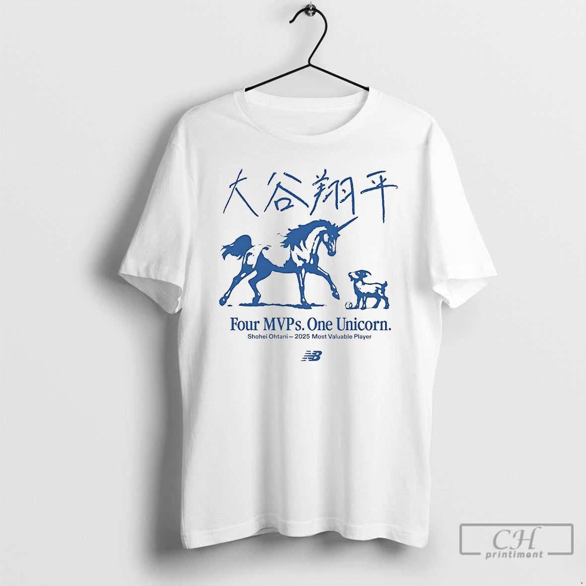 Classic Shohei Ohtani 2025 Four Mvps One Unicorn T-Shirts, Hoodie, Sweatshirt | InkNestWear.com