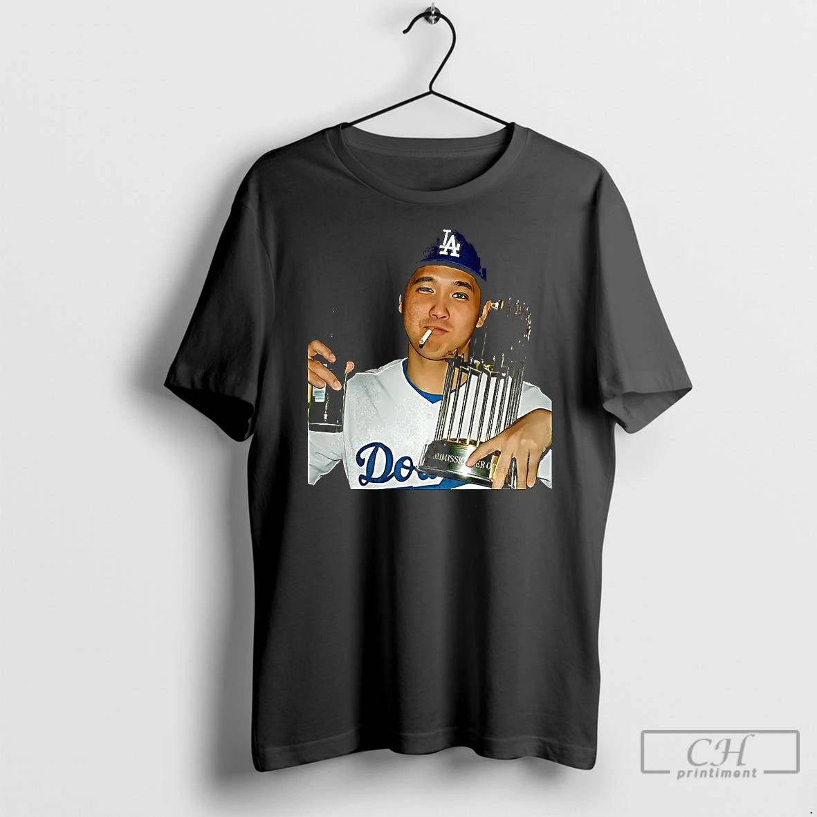 Classic Shohei Ohtani Los Angeles Dodgers World Series Champions 2025 Celebration Smoking T-Shirts, Hoodie, Sweatshirt
