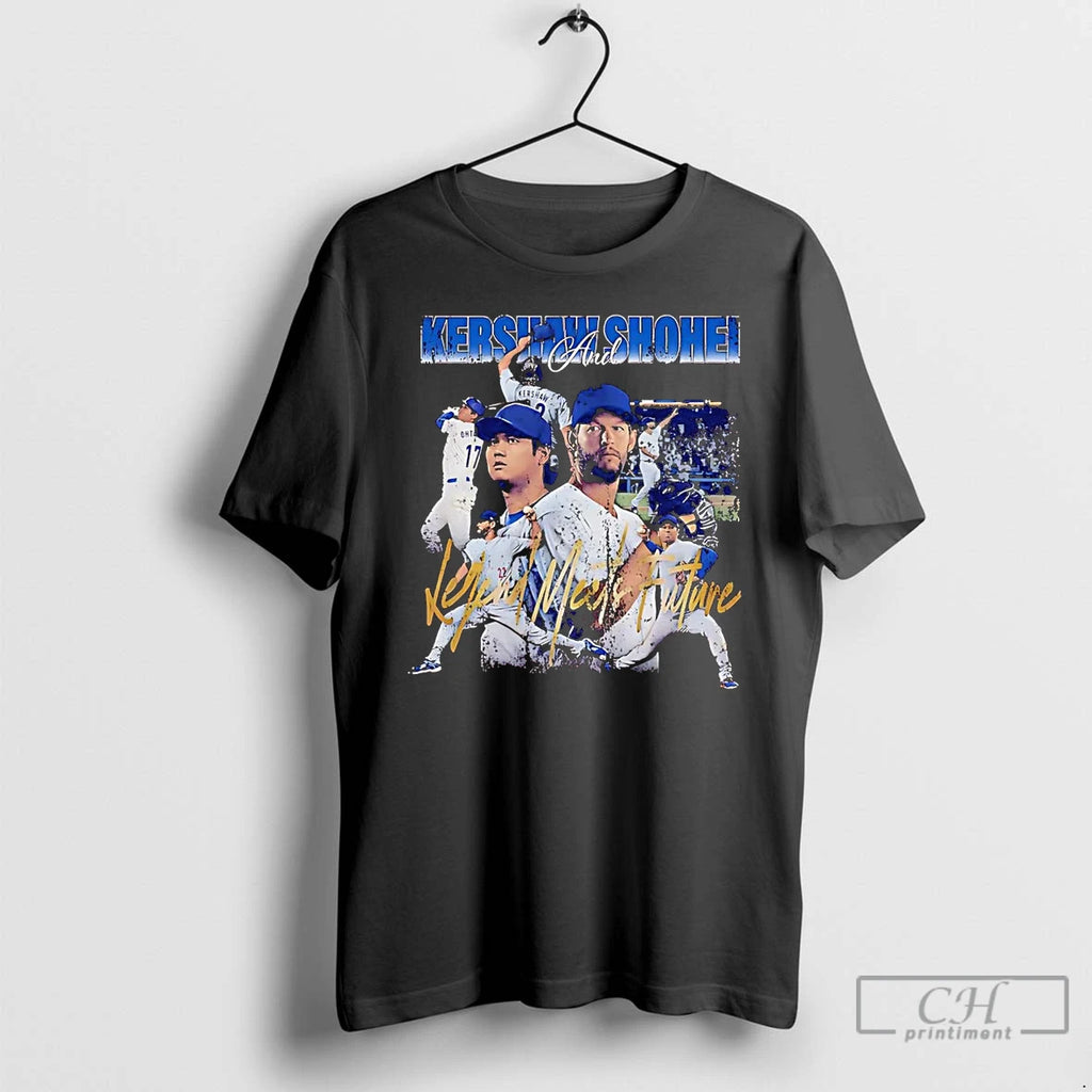 Classic Shohei Ohtani And Clayton Kershaw La Dodgers Legend Meets Future T-Shirts, Hoodie, Sweatshirt | InkNestWear.com