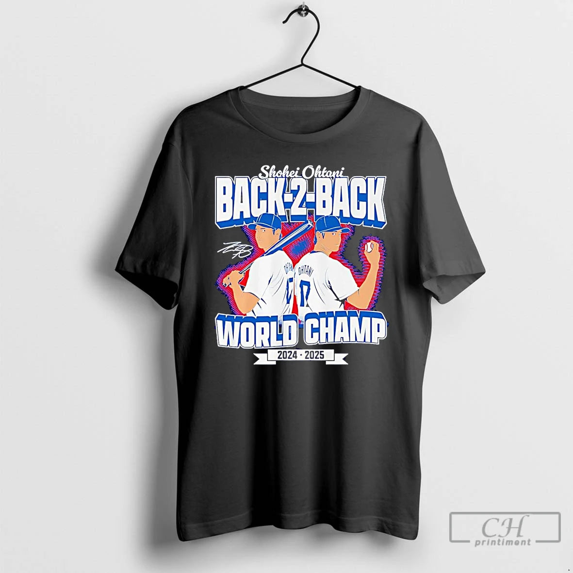 Classic Shohei Ohtani Back To Back World Champs 2025 T Shirts Hoodie, Sweatshirt | InkNestWear.com