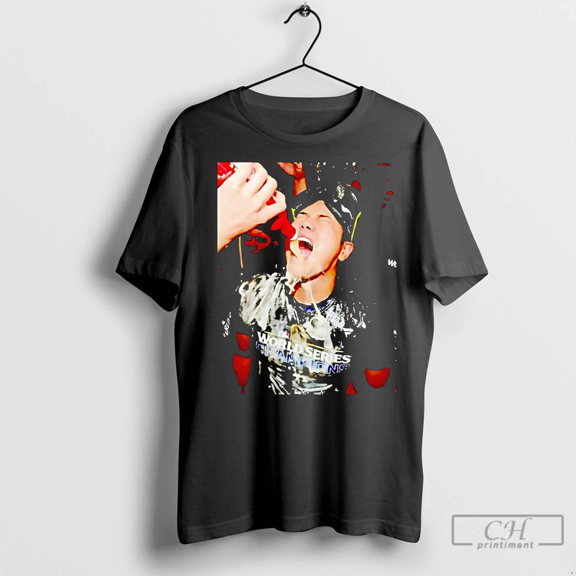 Classic Shohei Ohtani Drinking Celebration 2025 Dodgers Champions T-Shirts, Hoodie, Sweatshirt | InkNestWear.com