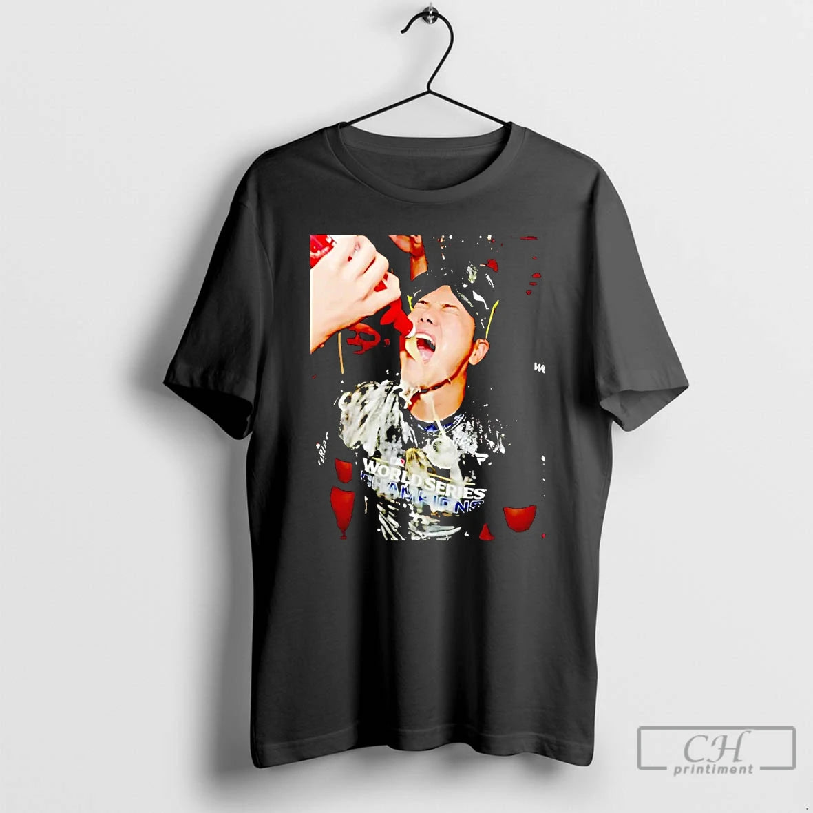Classic Shohei Ohtani Drinking Celebration 2025 Dodgers Champions T Shirts Hoodie, Sweatshirt | InkNestWear.com