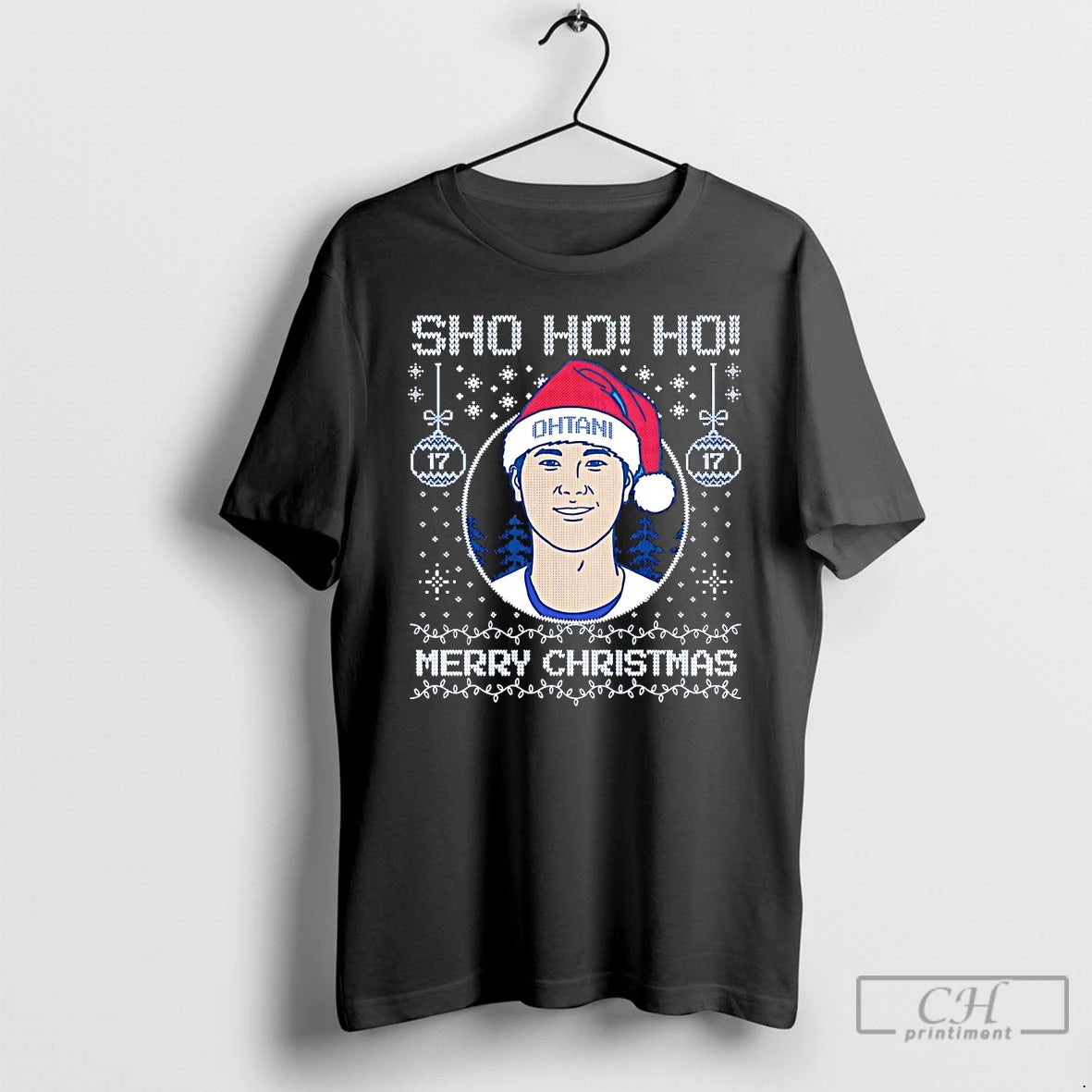 Classic Shohei Ohtani Sho Ho Ho Dodgers Merry Christmas T-Shirts, Hoodie, Sweatshirt | InkNestWear.com