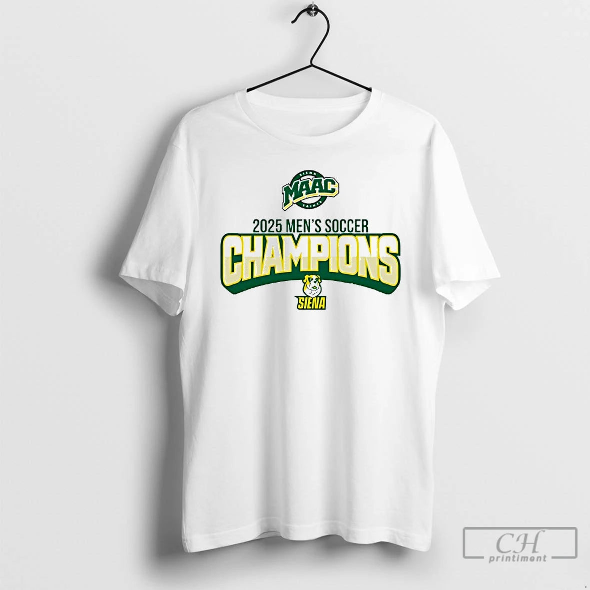 Classic Siena University 2025 Mens Soccer Champions Maac T-Shirts, Hoodie, Sweatshirt | InkNestWear.com