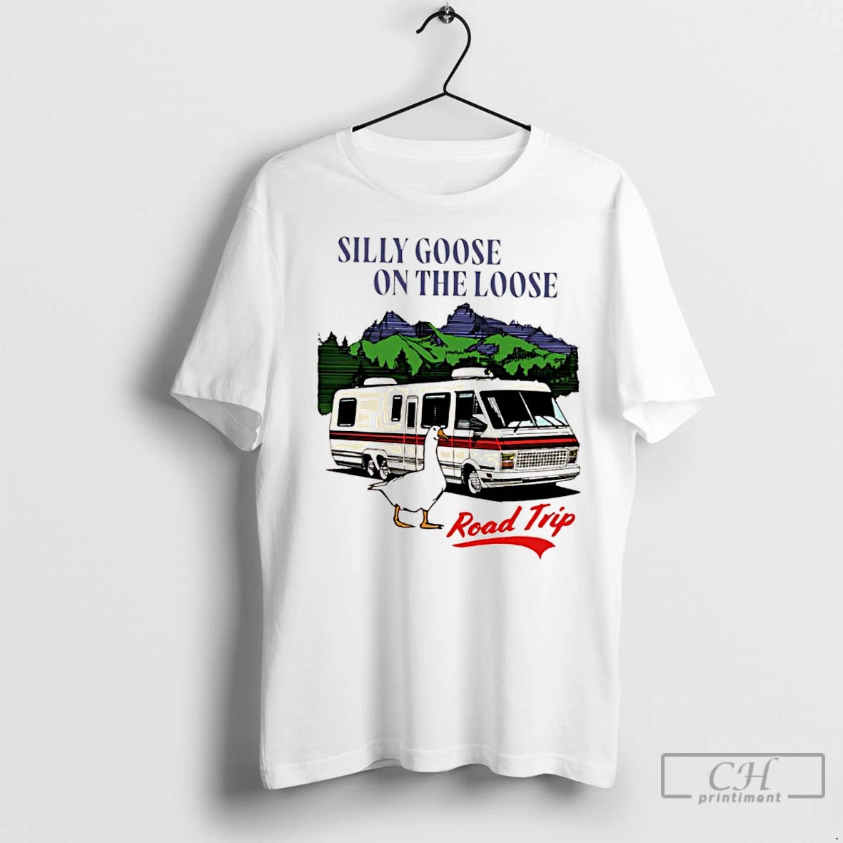 Classic Silly Goose On The Loose Road Trip Graphic T-Shirts, Hoodie, Sweatshirt | InkNestWear.com
