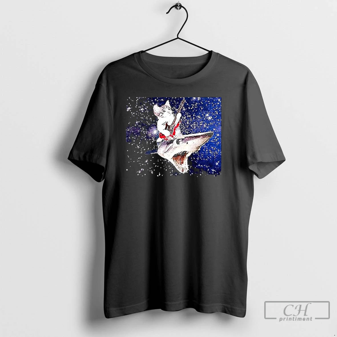 Classic Silly Cats Guitars Allowed Sharks Space T Shirts Hoodie, Sweatshirt | InkNestWear.com