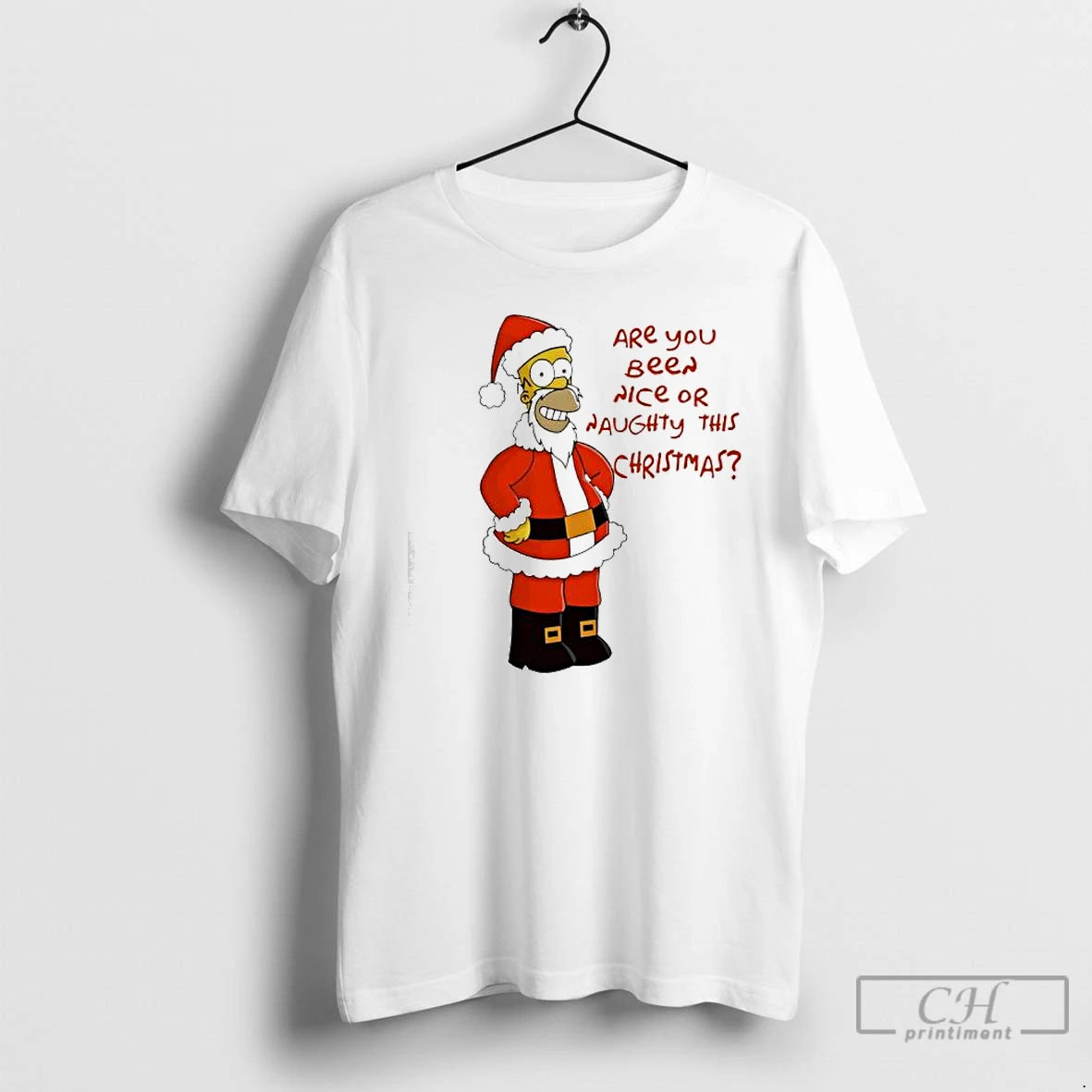 Classic Simpsons Are You Been Nice Or Naughty This Christmas T-Shirts, Hoodie, Sweatshirt | InkNestWear.com