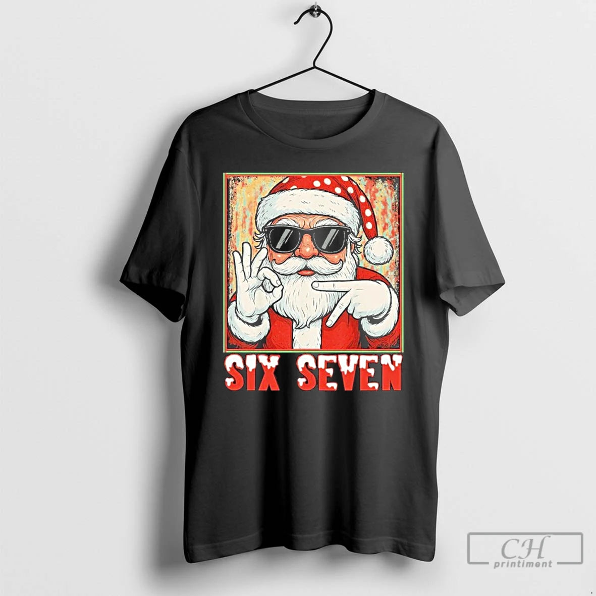 Classic Six Seven Meme Christmas Cool Santa Saying T-Shirts, Hoodie, Sweatshirt | InkNestWear.com
