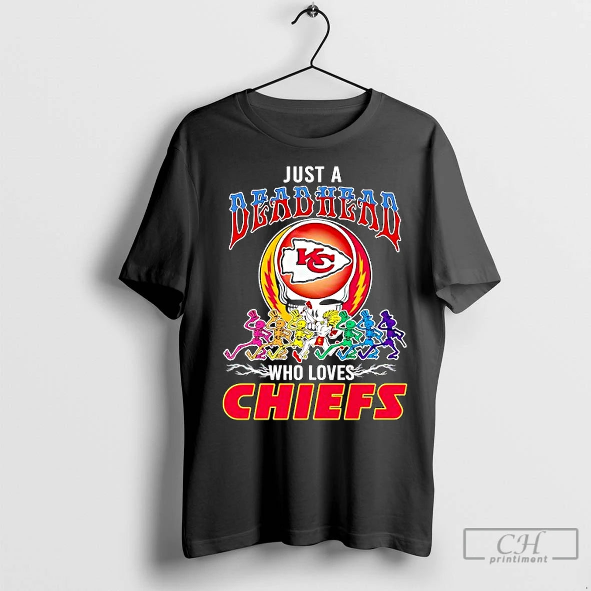 Classic Skeletons Just A Grateful Deadhead Who Loves Kansas City Chiefs T-Shirts, Hoodie, Sweatshirt | InkNestWear.com