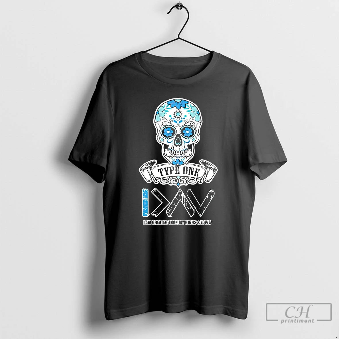 Classic Skull I Am Greater Than My Highs And Lows Christmas T Shirts Hoodie, Sweatshirt | InkNestWear.com