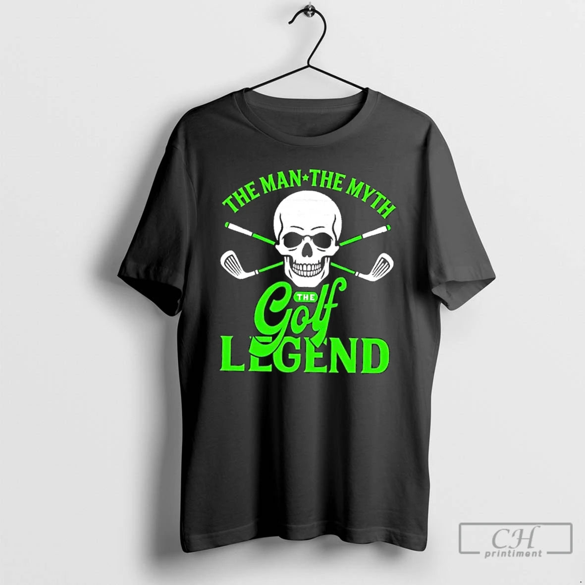 Classic Skull The Man The Myth The Golf Legend T Shirts Hoodie, Sweatshirt | InkNestWear.com