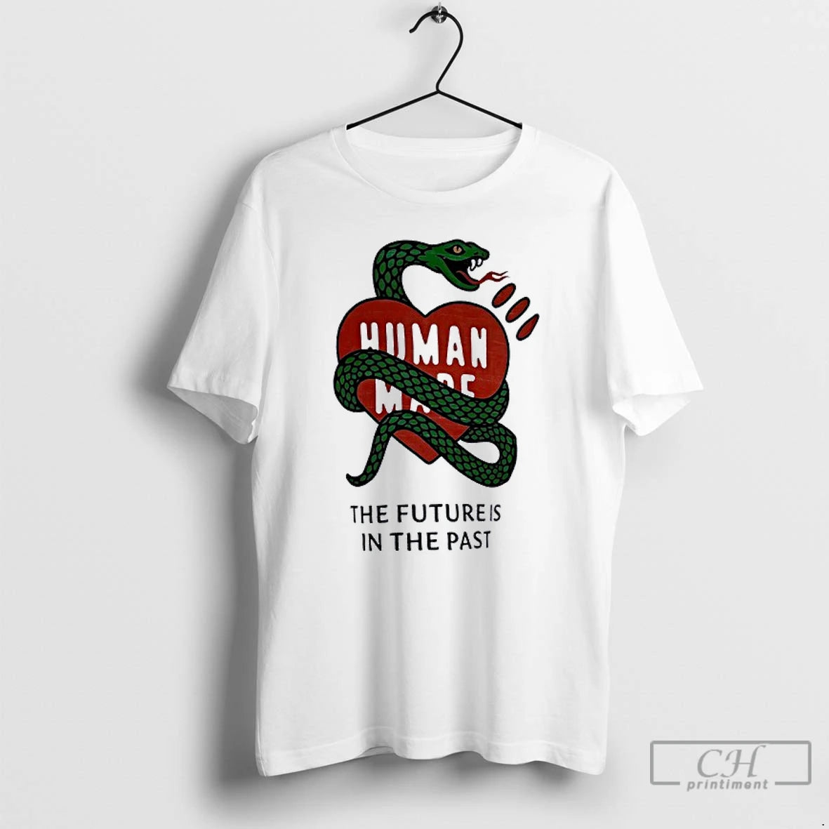 Classic Snake Human Made The Futures Is In The Past T Shirts Hoodie, Sweatshirt | InkNestWear.com