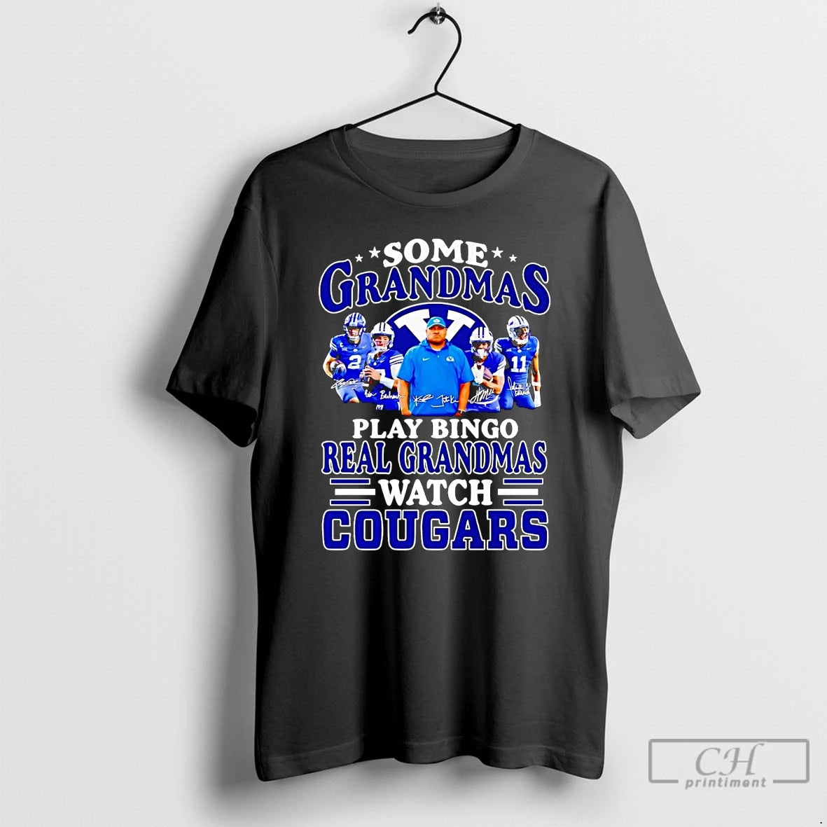 Classic Some Grandmas Play Bingo Real Grandmas Watch Cougars T Shirts Hoodie, Sweatshirt | InkNestWear.com