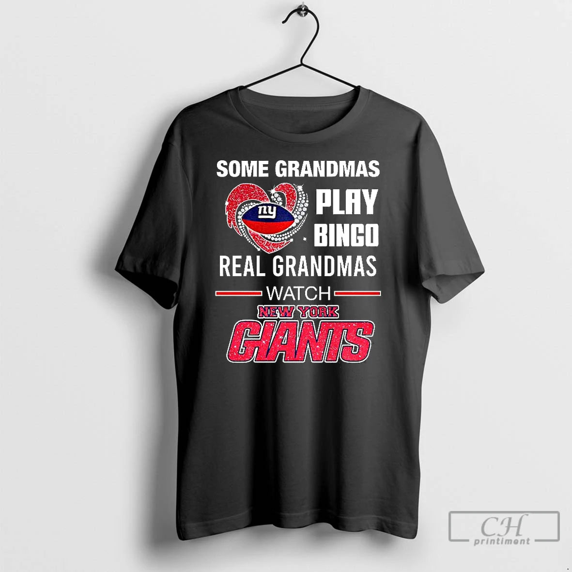 Classic Some Grandmas Play Bingo Real Grandmas Watch New York Giants Football Lover T-Shirts, Hoodie, Sweatshirt