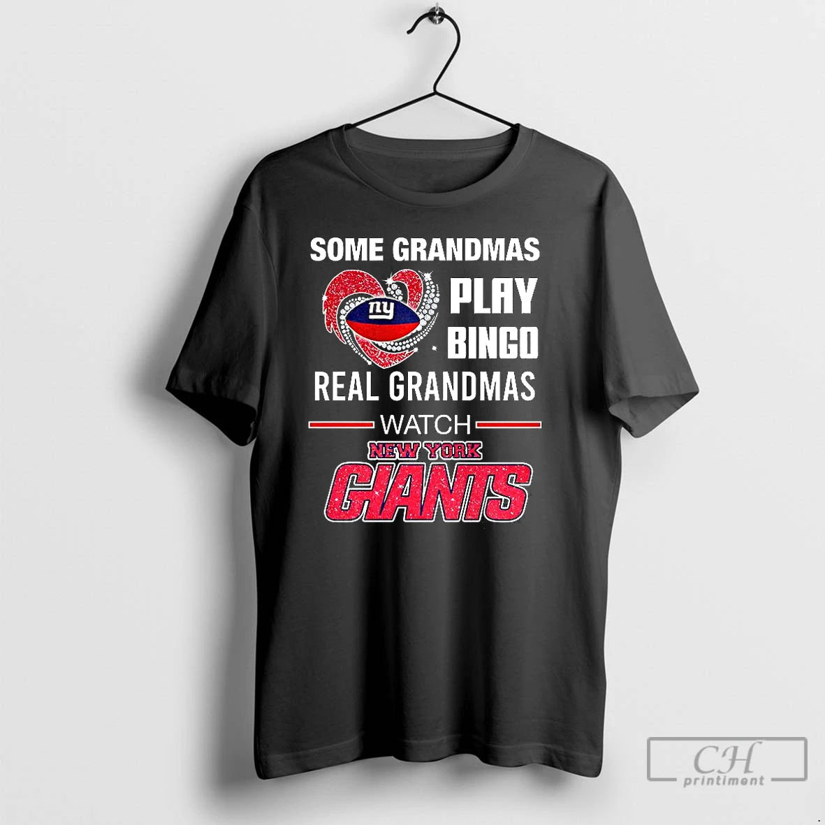 Classic Some Grandmas Play Bingo Real Grandmas Watch New York Giants Football Lover T Shirts Hoodie, Sweatshirt