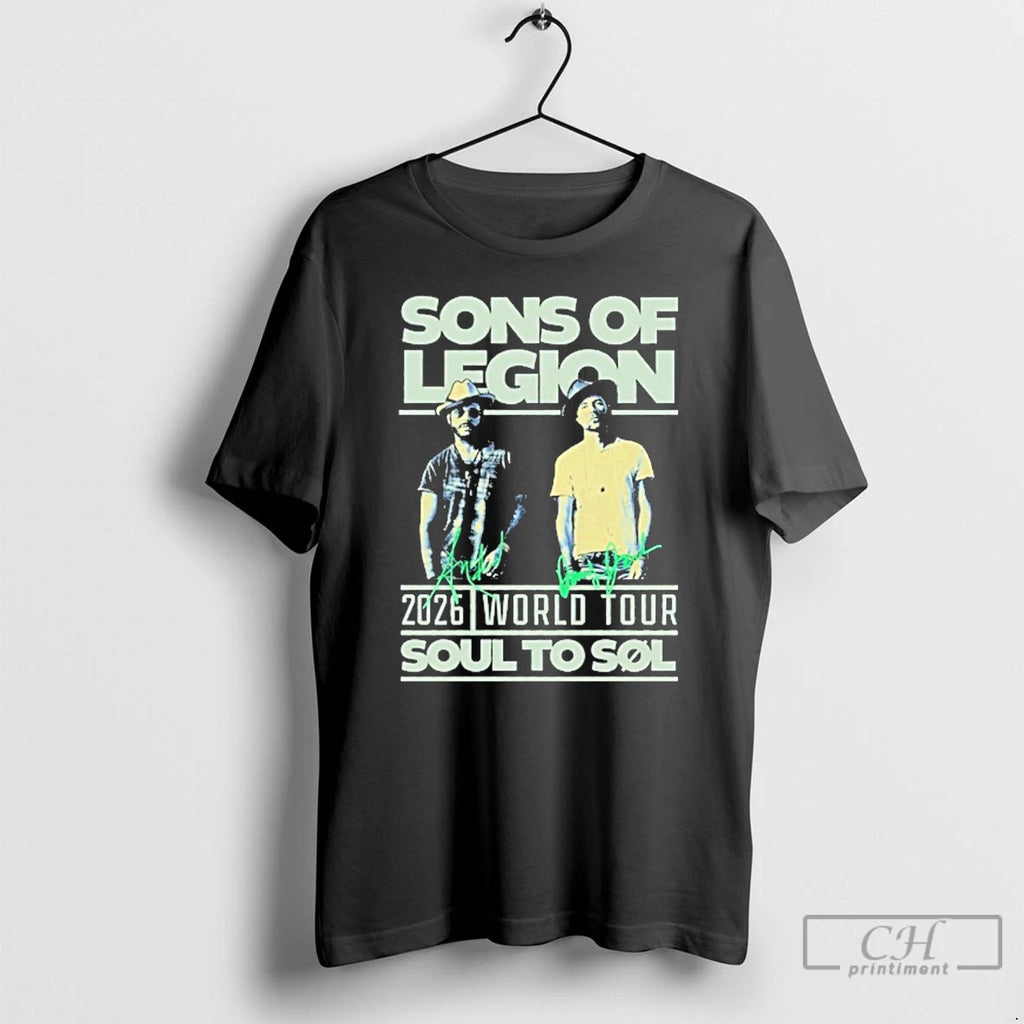 Classic Sons Of Legion Exclusive Soul To Sol Tour T-Shirts, Hoodie, Sweatshirt | InkNestWear.com