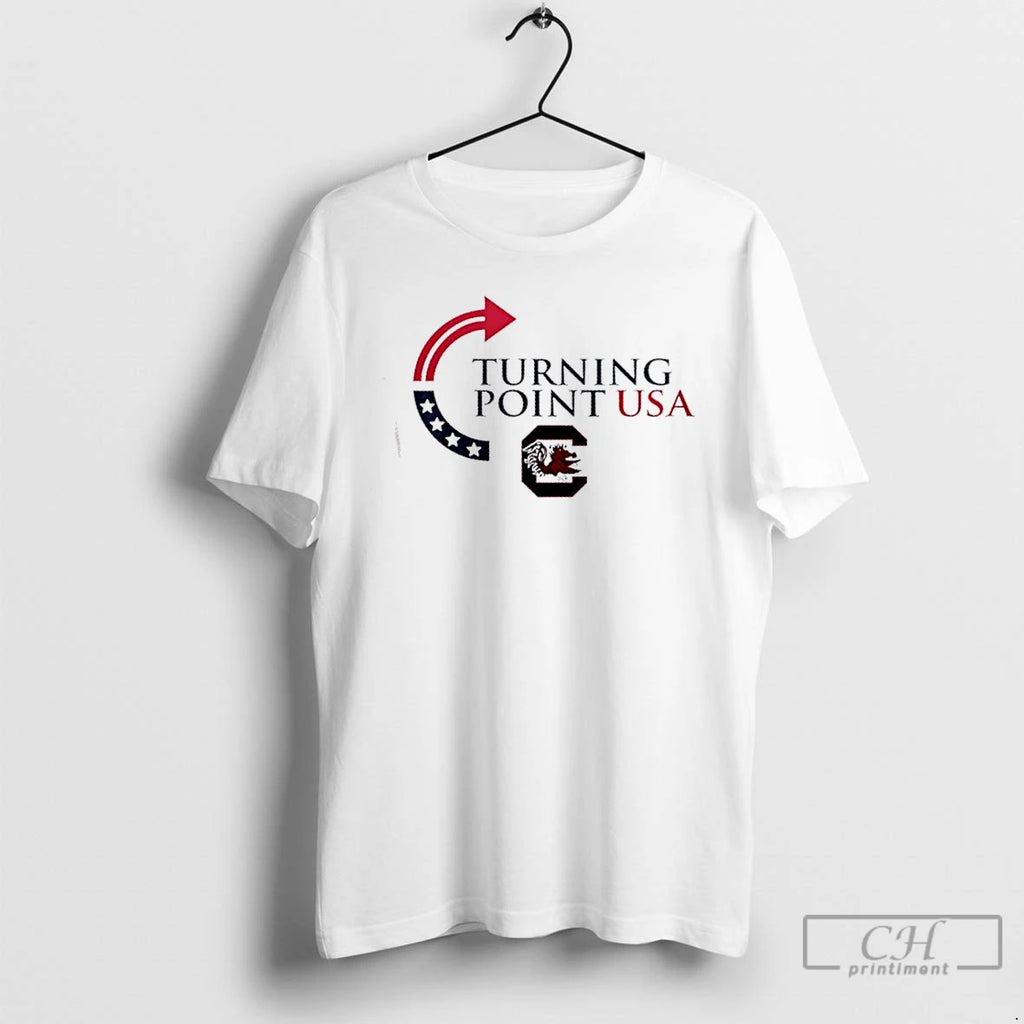 Classic South Carolina Gamecocks X Turning Point Usa Freedom Charlie Kirk T-Shirts, Hoodie, Sweatshirt | InkNestWear.com