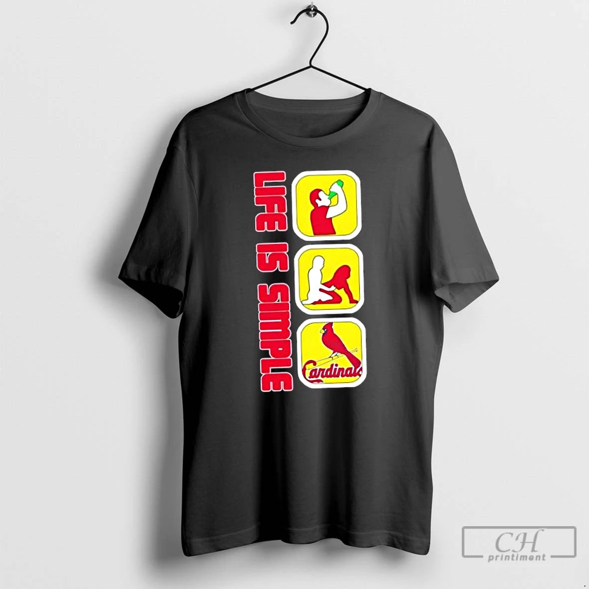 Classic St Louis Cardinals Baseball Life Is Simple T Shirts Hoodie, Sweatshirt | InkNestWear.com