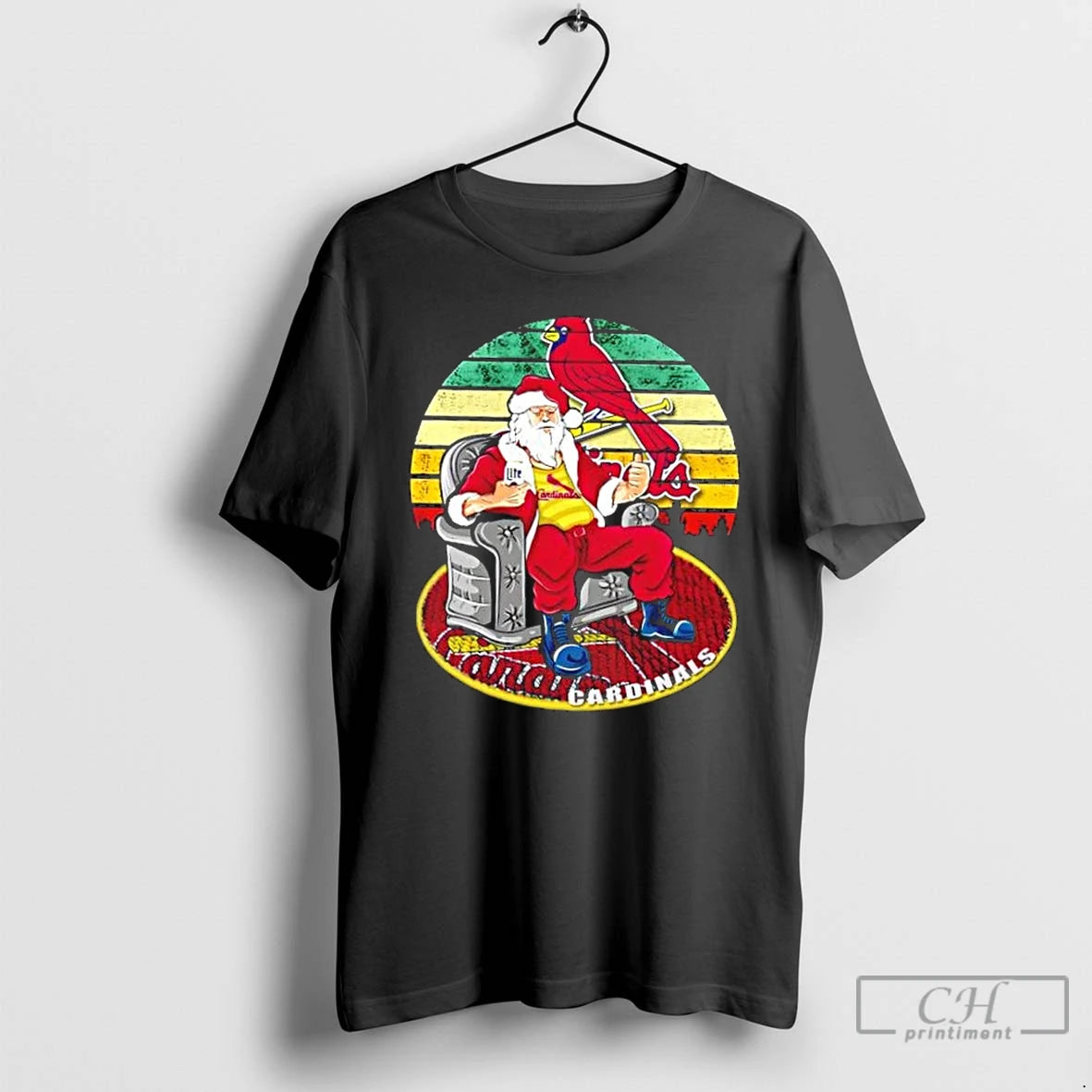 Classic St Louis Cardinals X Santa Claus Christmas Vintage T Shirts Hoodie, Sweatshirt | InkNestWear.com