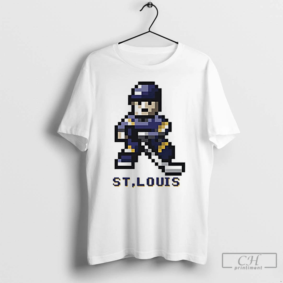 Classic St Louis Blues Hockey 8 Bit Retro Baller T Shirts Hoodie, Sweatshirt | InkNestWear.com