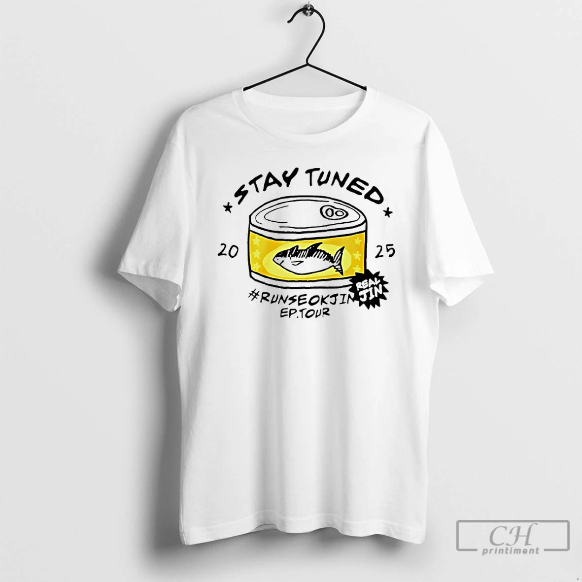 Classic Stay Tuned Runseokjin Ep Tour Real Jin 2025 T Shirts Hoodie, Sweatshirt | InkNestWear.com