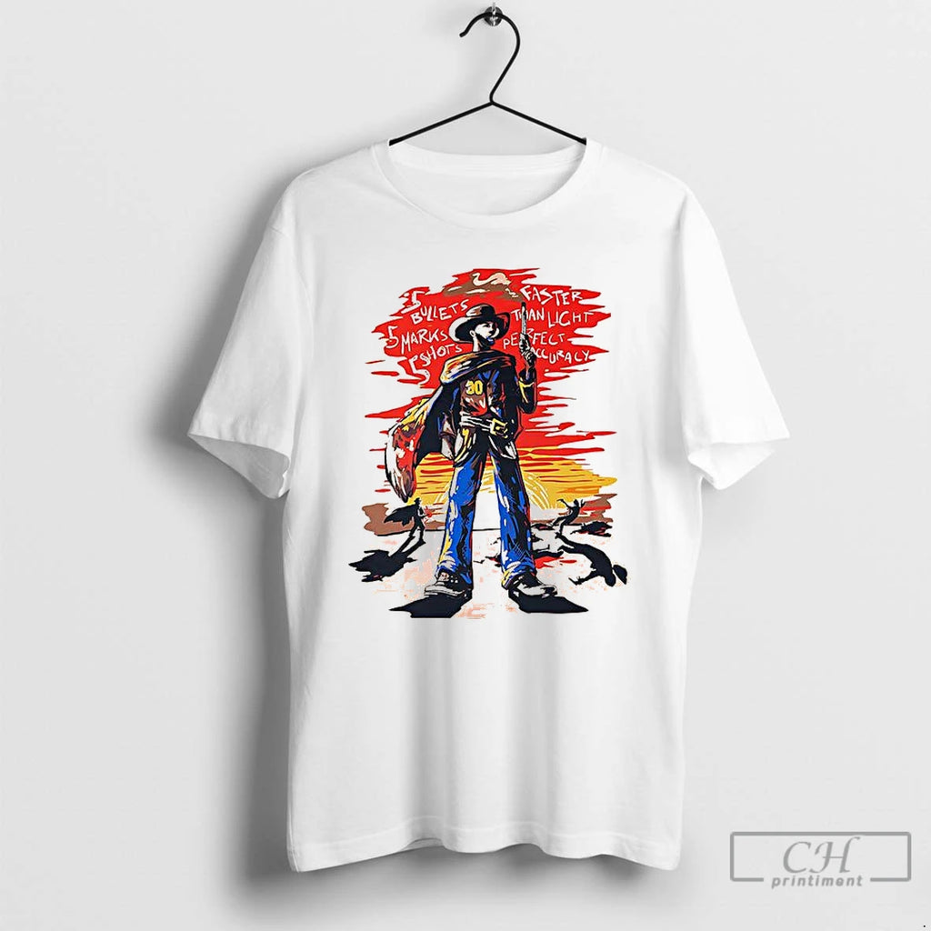 Classic Stephen Curry The Western Gunslinger T Shirts Hoodie, Sweatshirt | InkNestWear.com