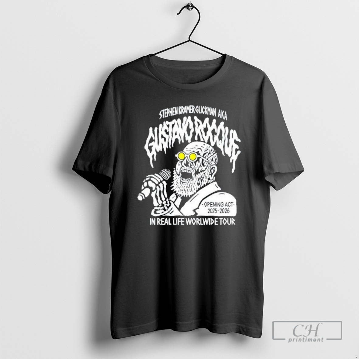 Classic Stephen Kramer Glickman Aka Gustavo Rocque In Real Life Worlwide Tour 2025 2026 T-Shirts, Hoodie, Sweatshirt