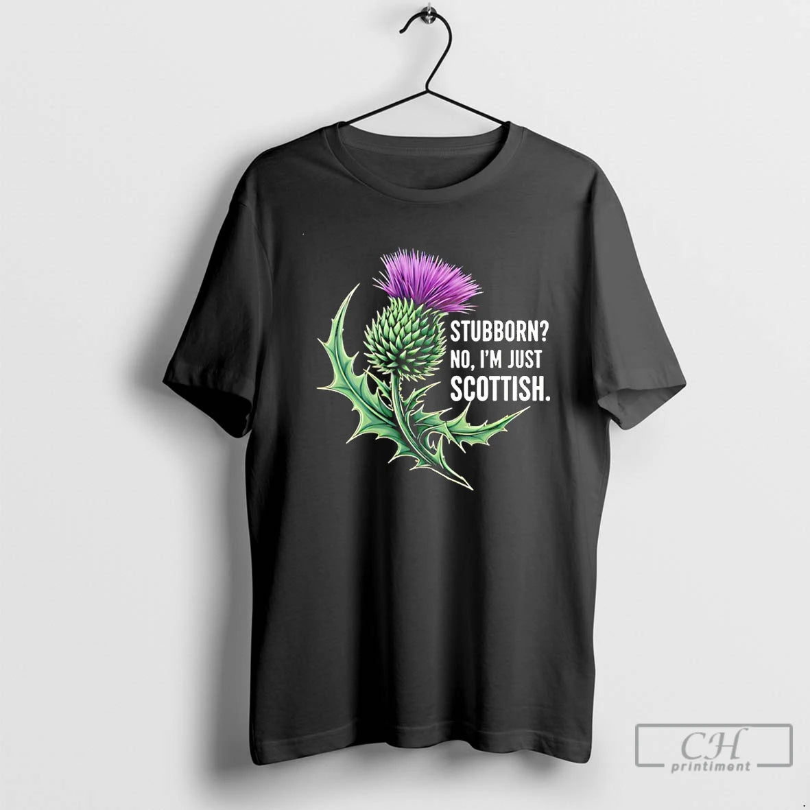 Classic Stubborn No Im Just Scottish T Shirts Hoodie, Sweatshirt | InkNestWear.com