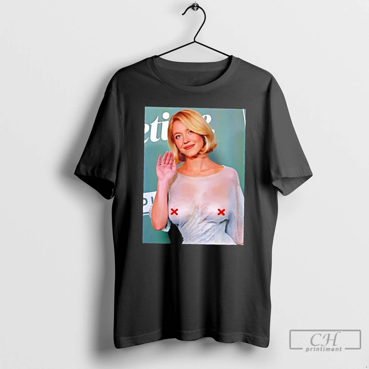 Classic Sydney Sweeney See Thru Glamorous Wet Photo T Shirts Hoodie, Sweatshirt | InkNestWear.com