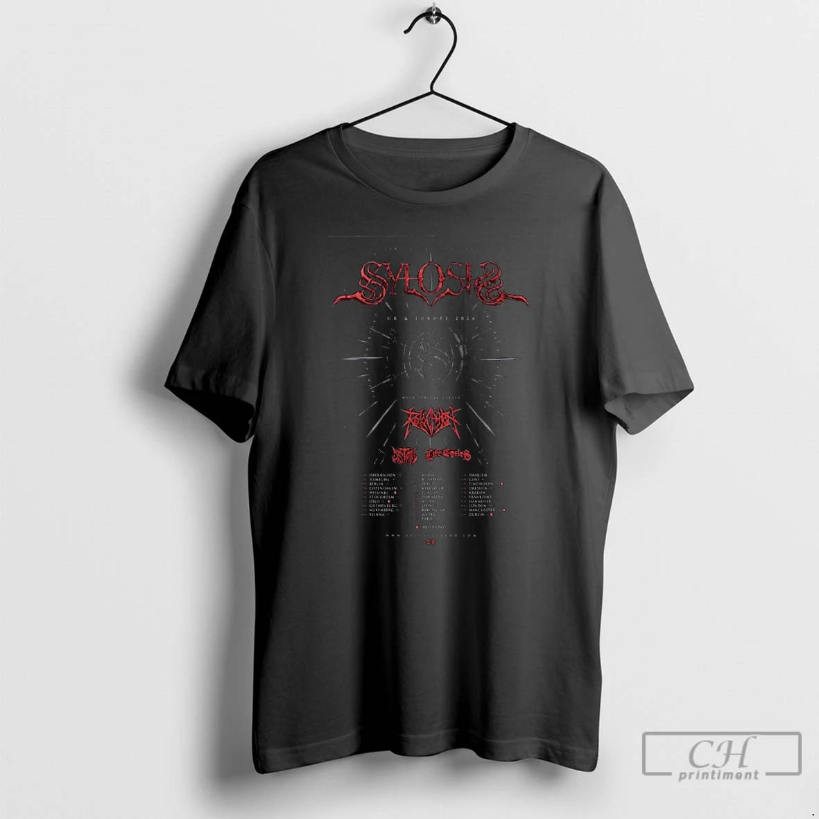 Classic Sylosis Uk Europe Tour 2026 Long Sleve T Shirts Hoodie, Sweatshirt | InkNestWear.com
