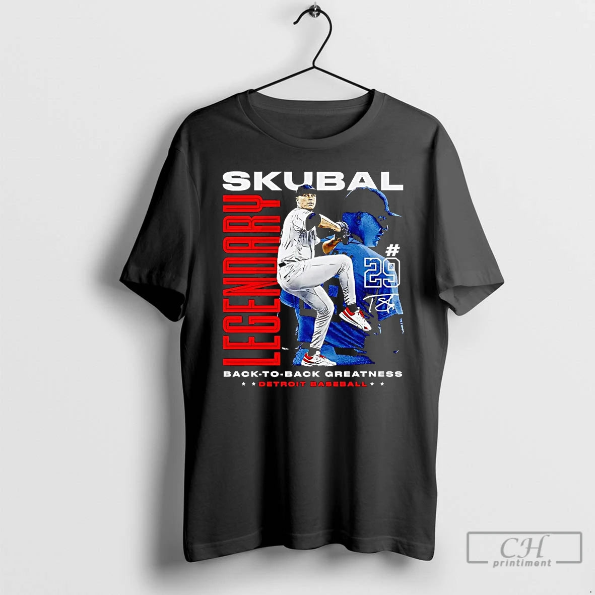 Classic Tarik Skubal Legendary Back To Back Greatness T-Shirts, Hoodie, Sweatshirt | InkNestWear.com