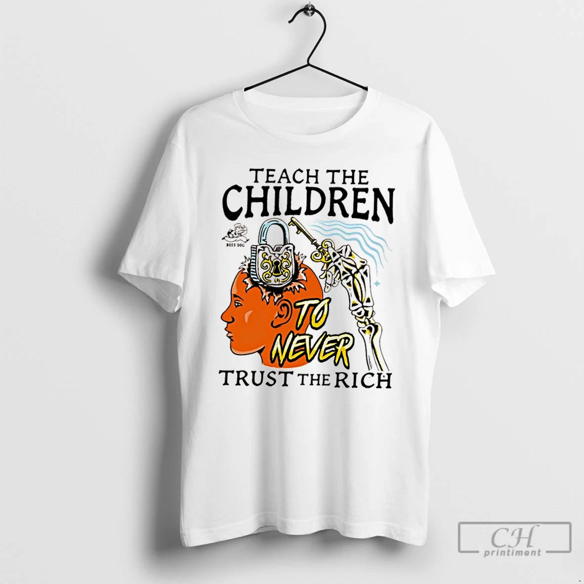 Classic Teach The Children Ivory To Never Trust The Rich T Shirts Hoodie, Sweatshirt | InkNestWear.com