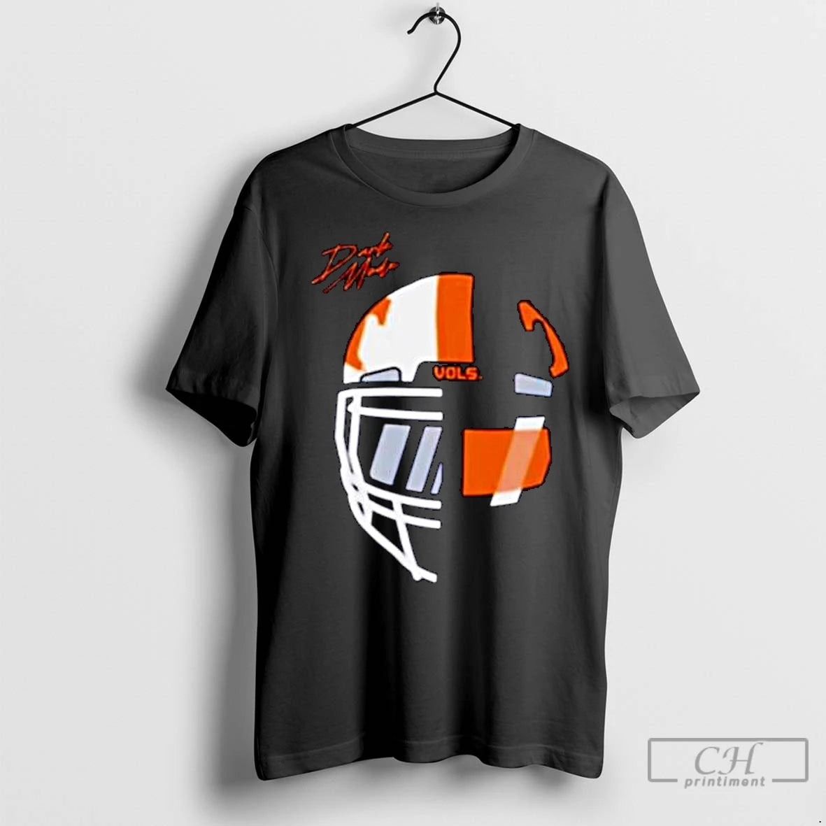 Classic Tennessee Volunteers Dark Mode Split Helmet Ornaments T-Shirts, Hoodie, Sweatshirt | InkNestWear.com