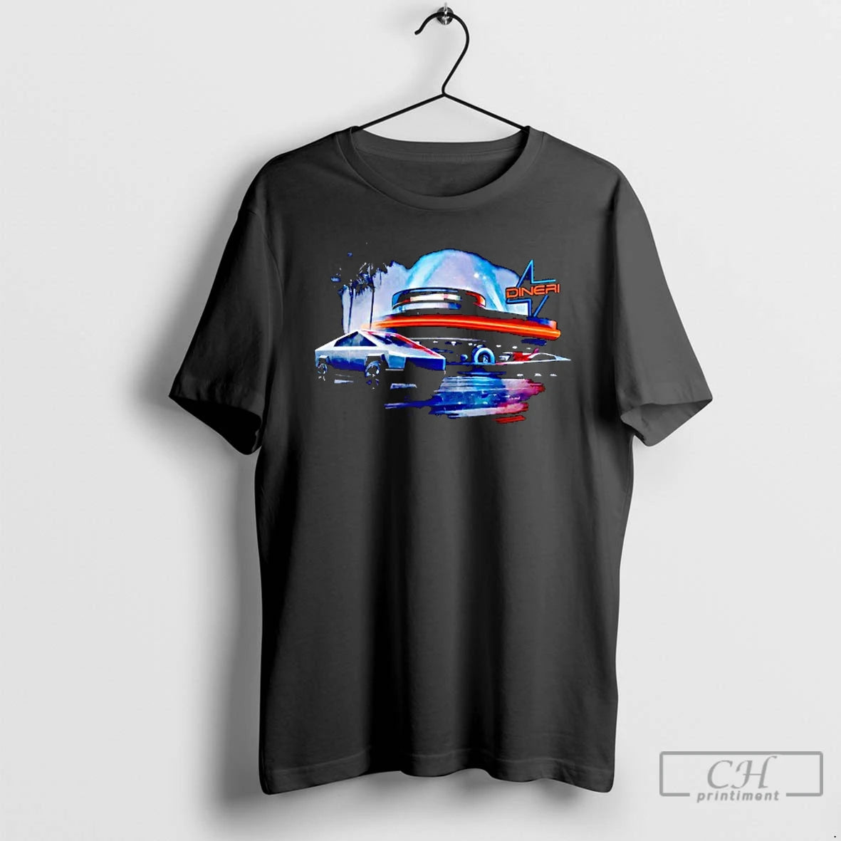 Classic Tesla Hollywood Retro Diner T Shirts Hoodie, Sweatshirt | InkNestWear.com