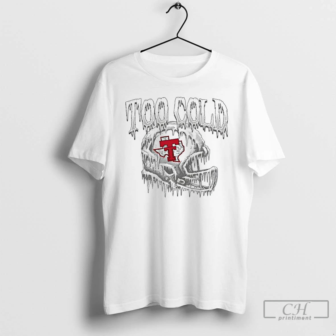 Classic Texas Tech Red Raider Too Cold Helmet Ice Logo T Shirts Hoodie, Sweatshirt | InkNestWear.com
